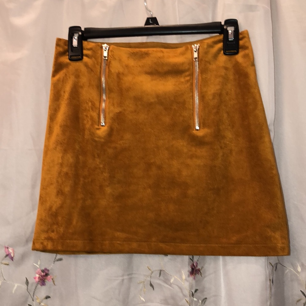 Forever 21 Faux Suede Mini Skirt